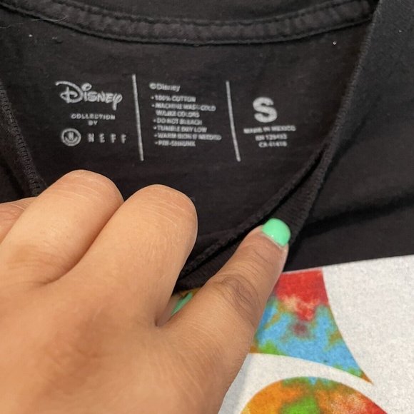 MENS NEFF DISNEY COLLECTION MICKEY MOUSE BLACK T-SHIRT SIZE S - Picture 2 of 5